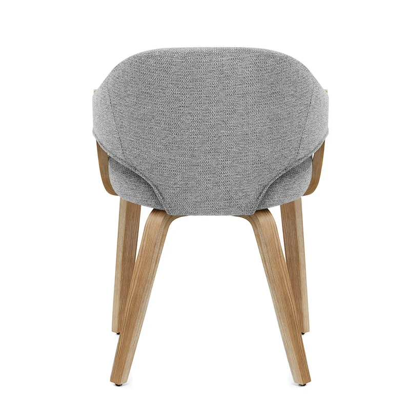 Chaise Bois Tissu - Otto Gris