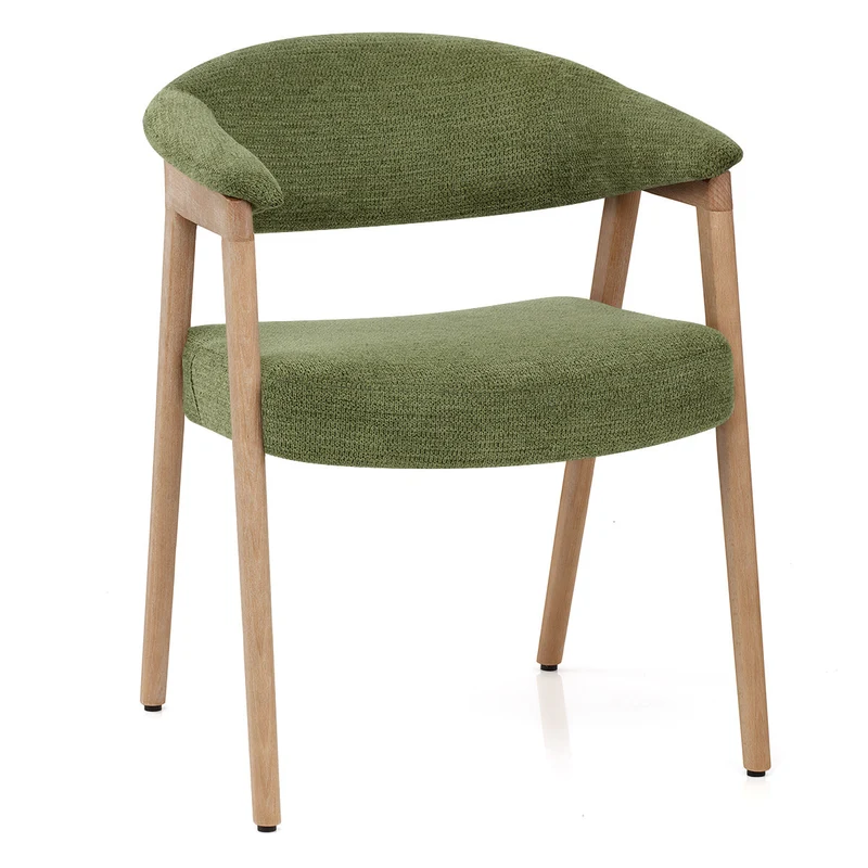 Chaise Bois Tissu - Falco Vert