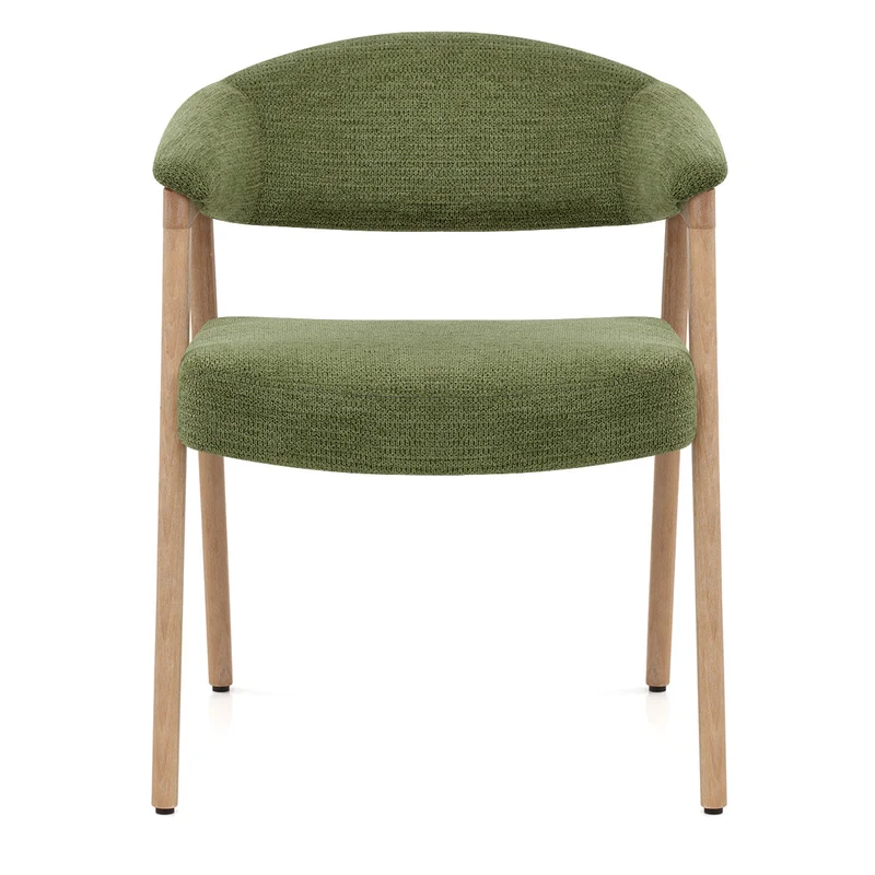 Chaise Bois Tissu - Falco Vert