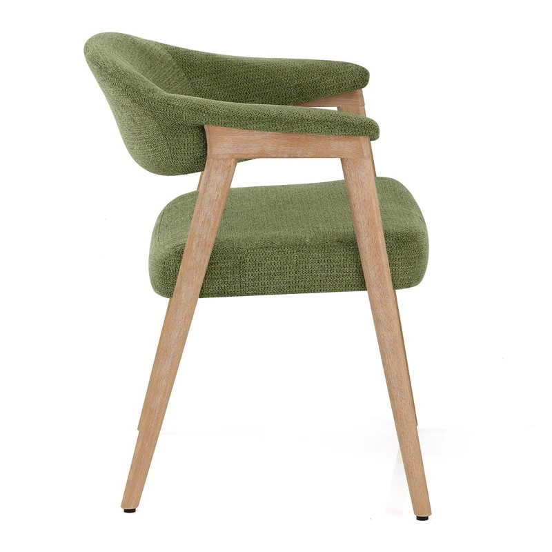 Chaise Bois Tissu - Falco Vert