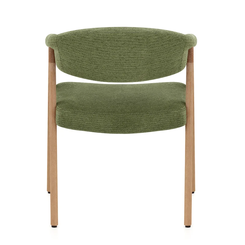 Chaise Bois Tissu - Falco Vert