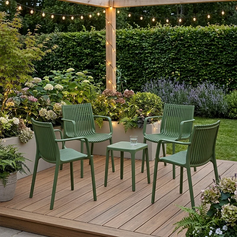 Fauteuil de Jardin Résine - Aura Vert
