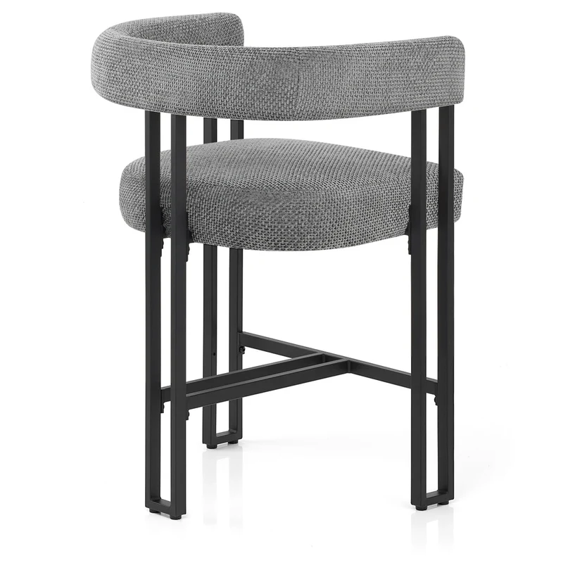 Tabouret de Bar Tissu - Gigi Gris