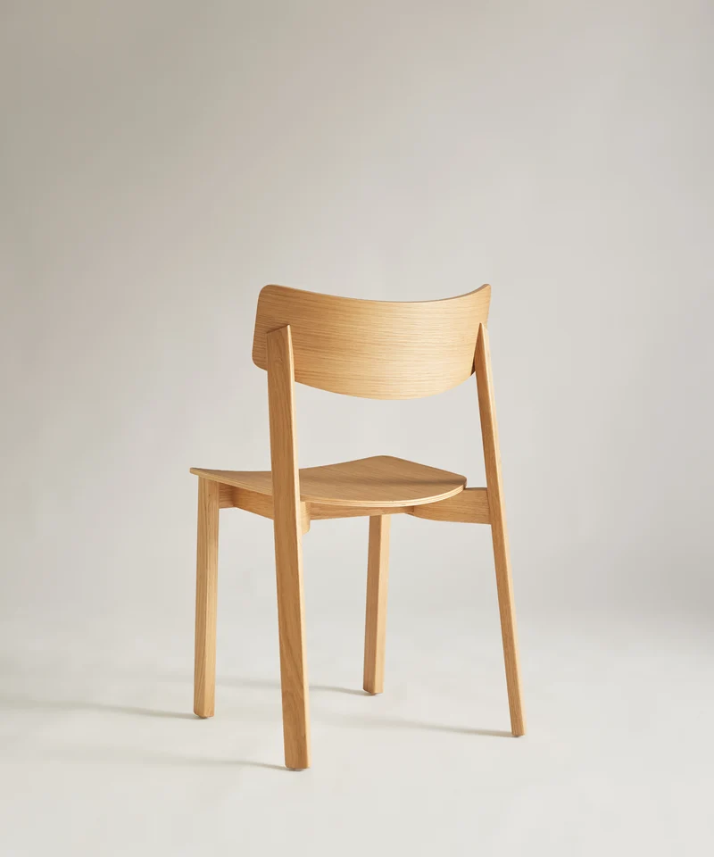 Silla de Comedor de Madera Roble Jane
