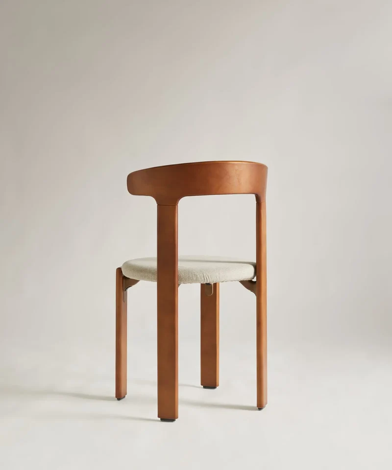 Silla de Comedor en Madera Tapizada Grim