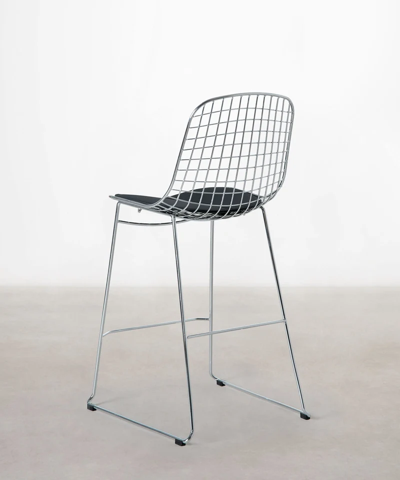 Taburete Alto de Metal Roma