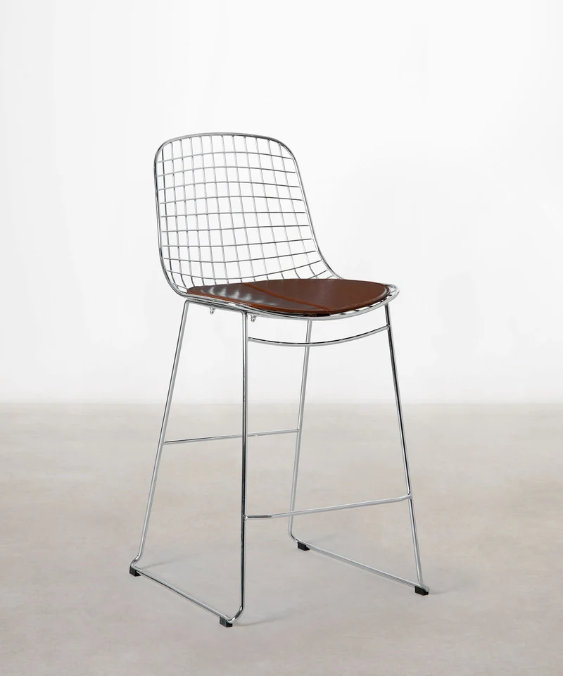 Taburete Alto de Metal Roma
