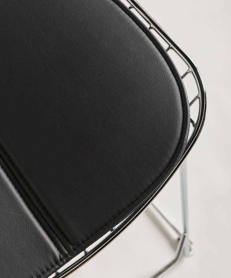 Taburete Alto de Metal Low Back Roma