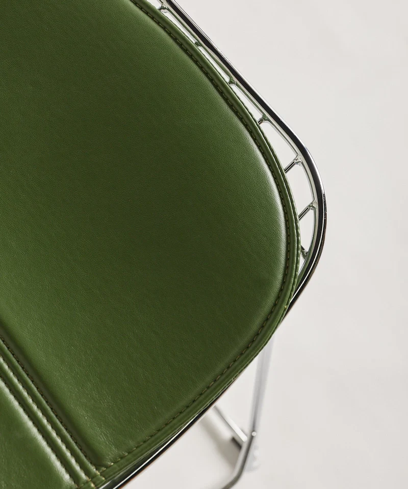Taburete Alto de Metal Low Back Roma