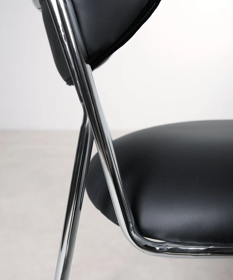 Silla de Comedor de Polipiel y Metal Moritz PU
