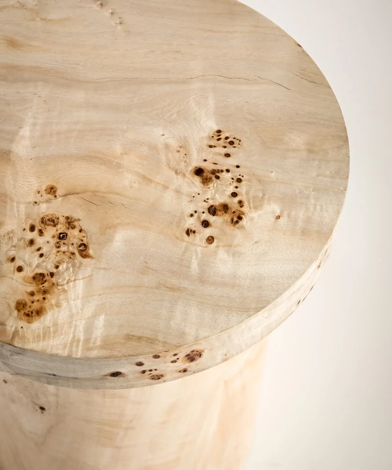 Mesita auxiliar de madera Alamo (40x51 cm)