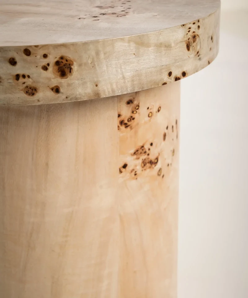 Mesita auxiliar de madera Alamo (40x51 cm)
