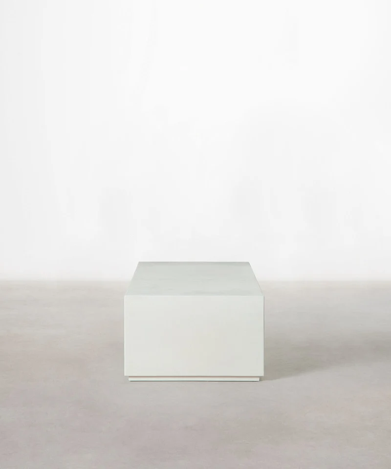 Mesa de Centro Alargada en Microcemento Fiama (120 cm)