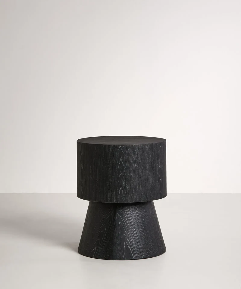Mesita Auxiliar de Madera Levi (40x50 cm)