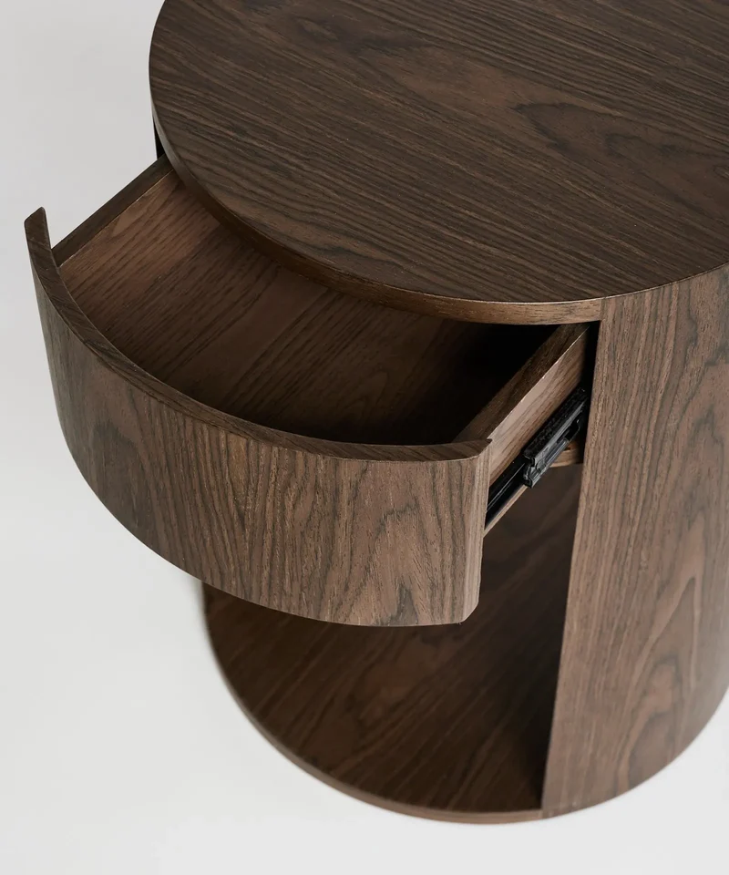 Mesita de Noche de Madera Abbie