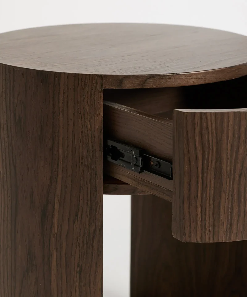 Mesita de Noche de Madera Abbie