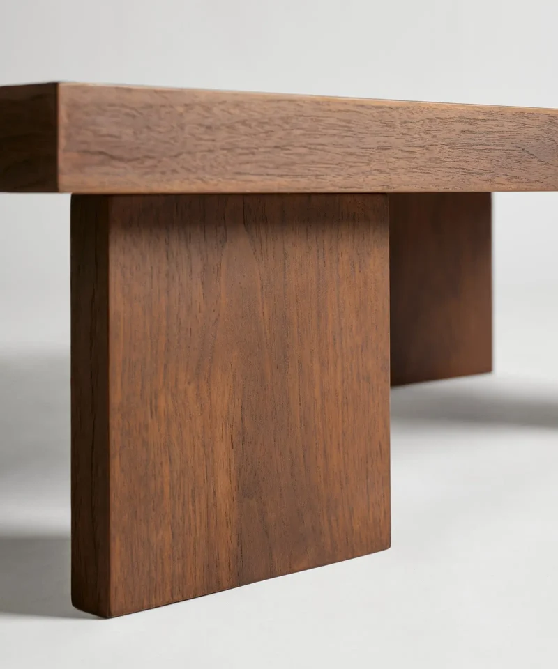 Mesa de Centro Rectangular en Madera Nami (100x60 cm)