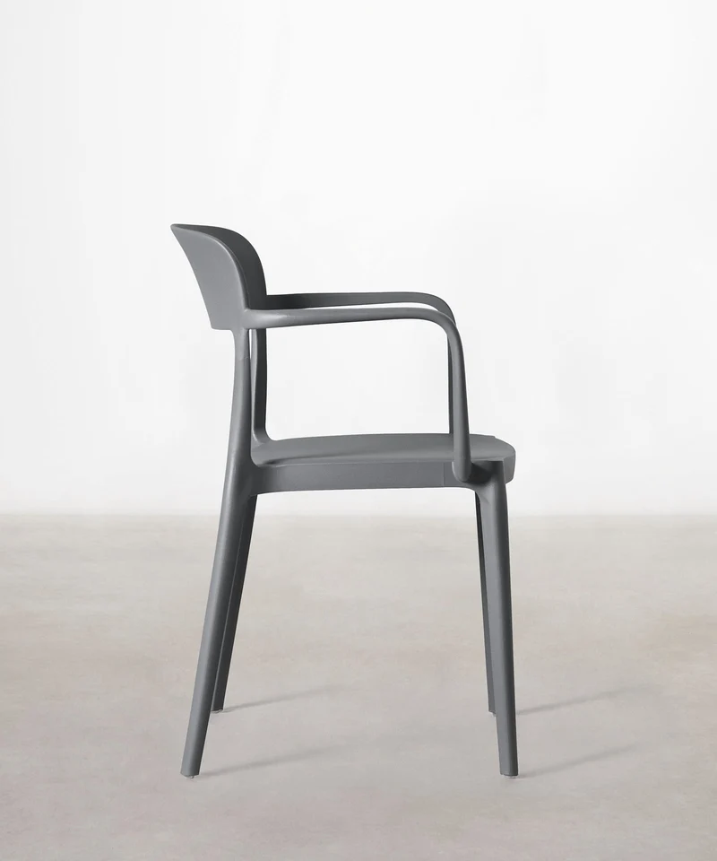 Silla de Polipropileno con Reposabrazos Saria