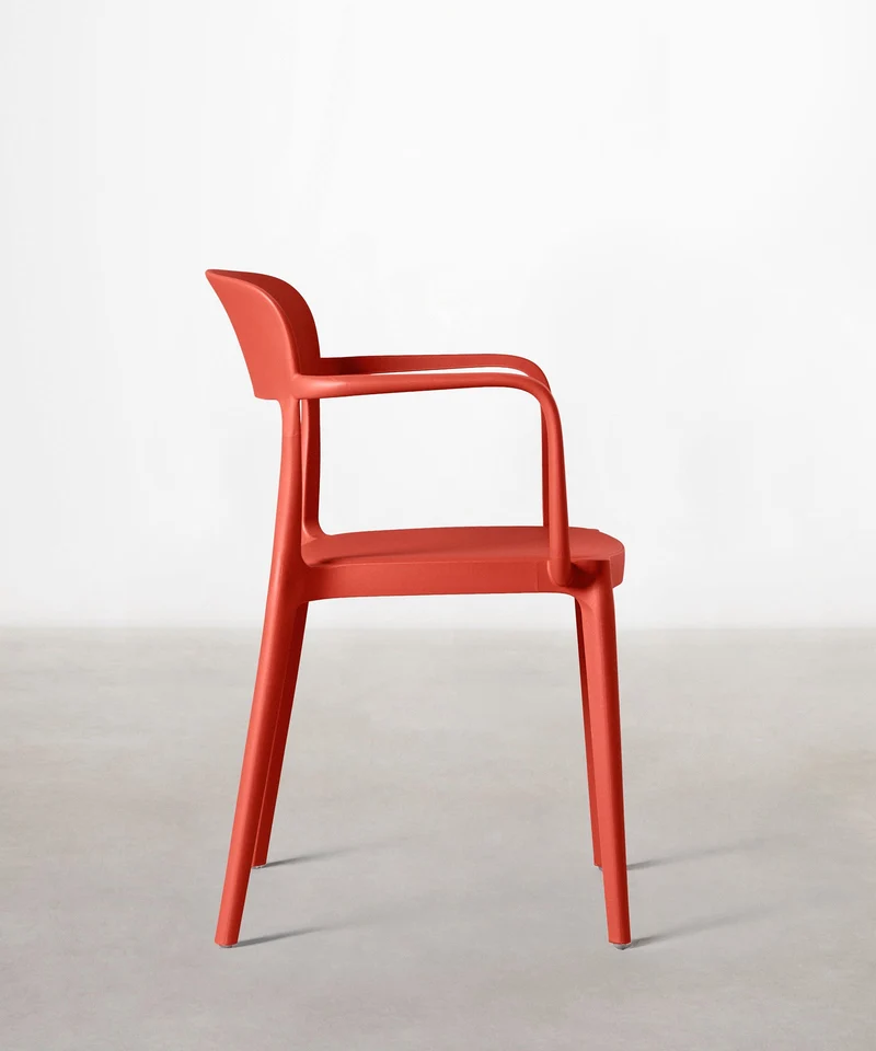 Silla de Polipropileno con Reposabrazos Saria