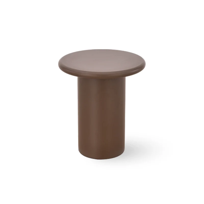 Ensemble de table basse ronde Aine Orin [Marron][Mat]