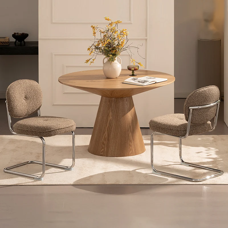Chaise de salle à manger Danica [lot de 1] [tissu bouclé][argenté]