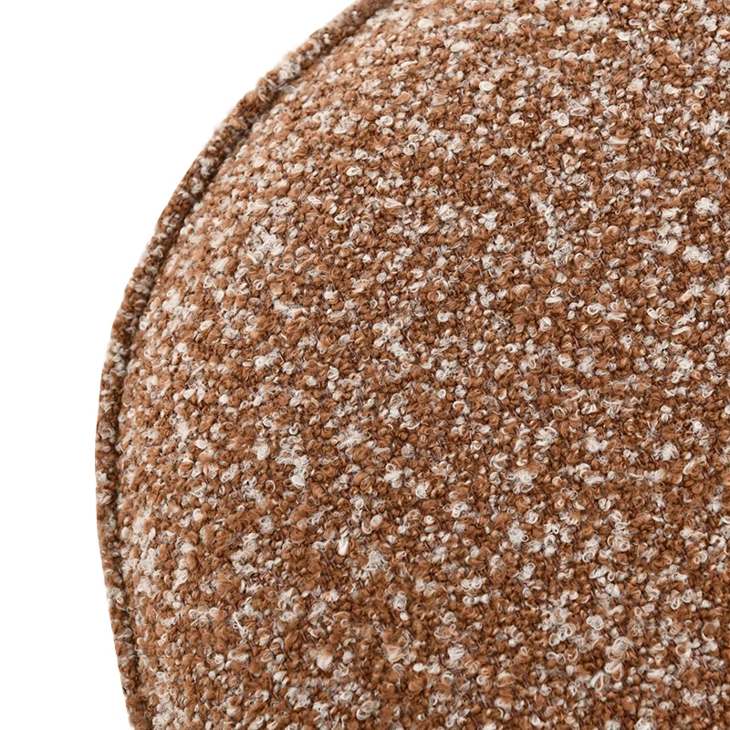 Chaise de salle à manger Danica [lot de 1] [tissu bouclé][argenté]