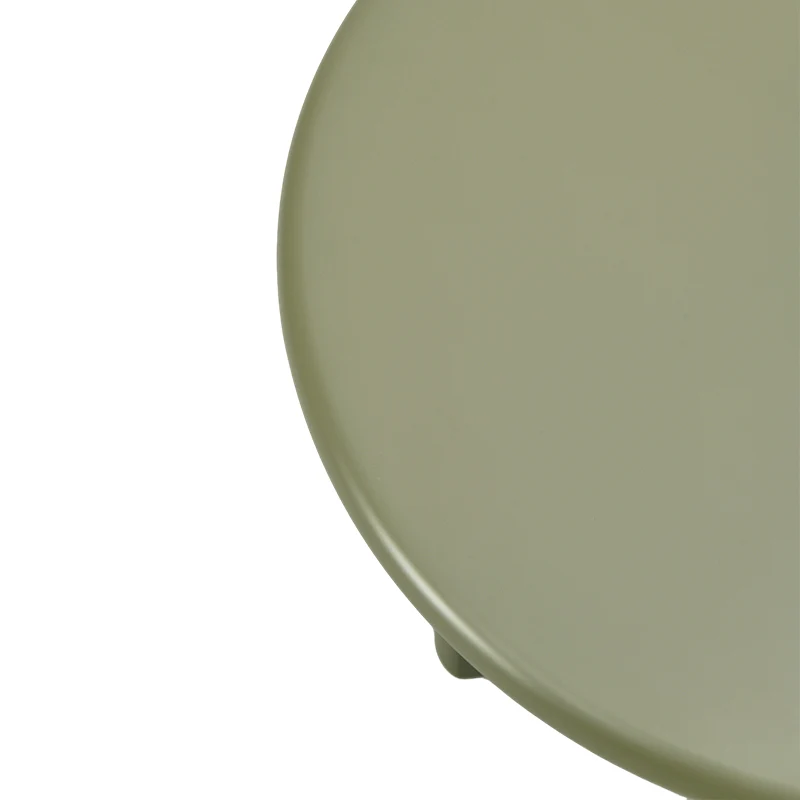 Ensemble de tables basses rondes mates Aine Chelsea [Vert et Beige]
