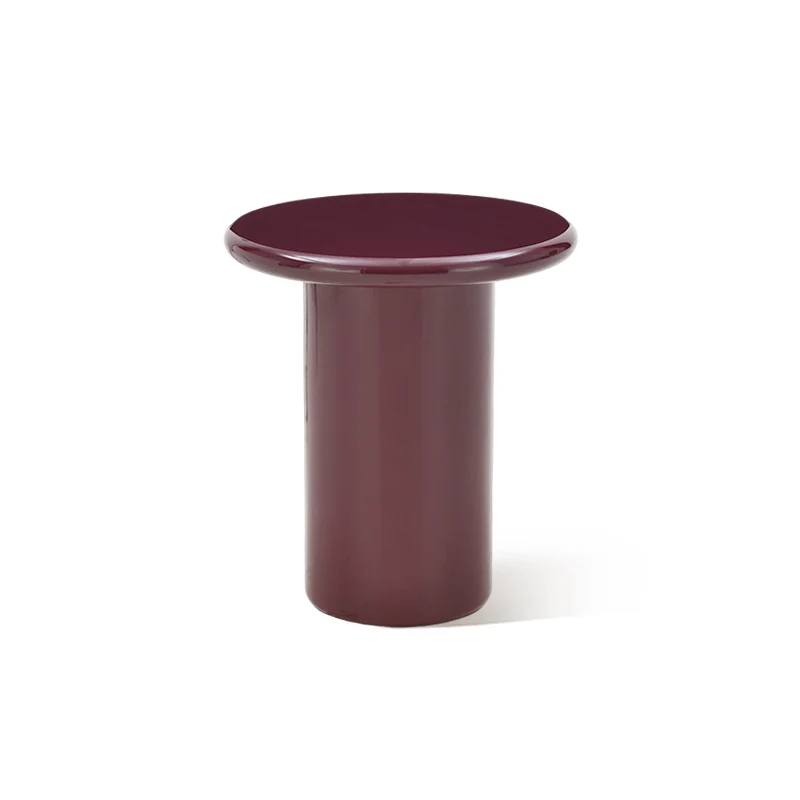 Table d'appoint ronde Orin [Rouge Pourpre] [45 cm]