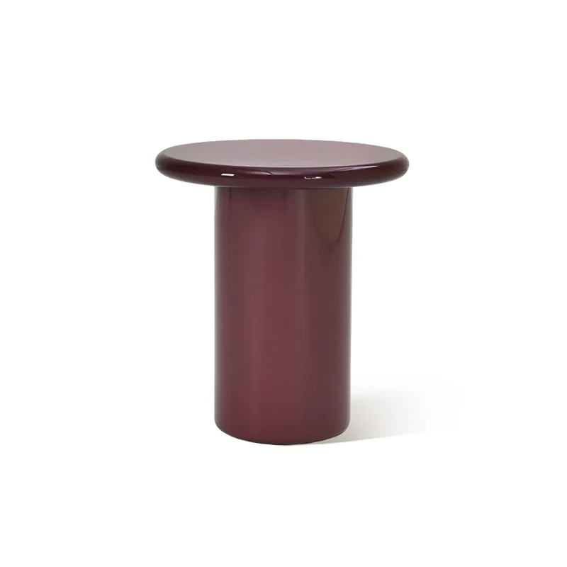 Table d'appoint ronde Orin [Rouge Pourpre] [45 cm]
