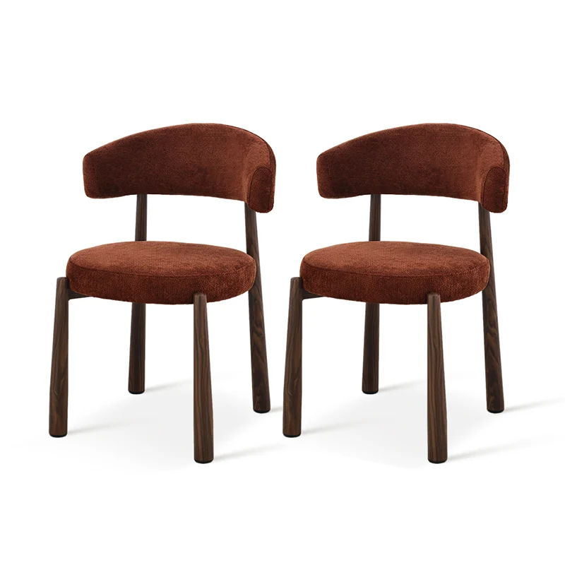 Chaise de salle à manger Lexine [Lot de 2] [Chenille]