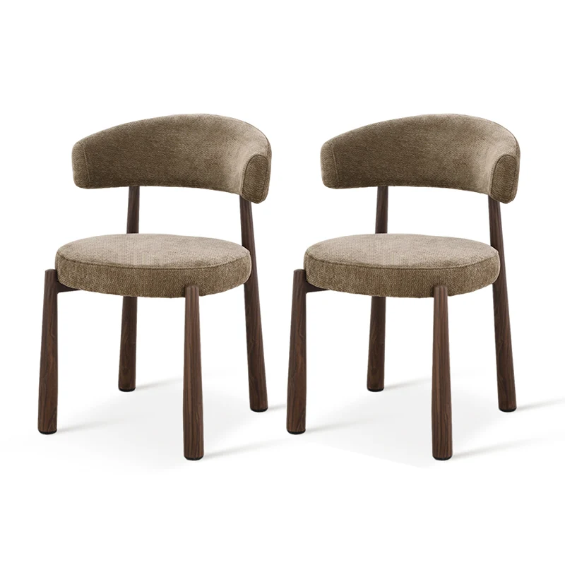Chaise de salle à manger Lexine [Lot de 2] [Chenille]