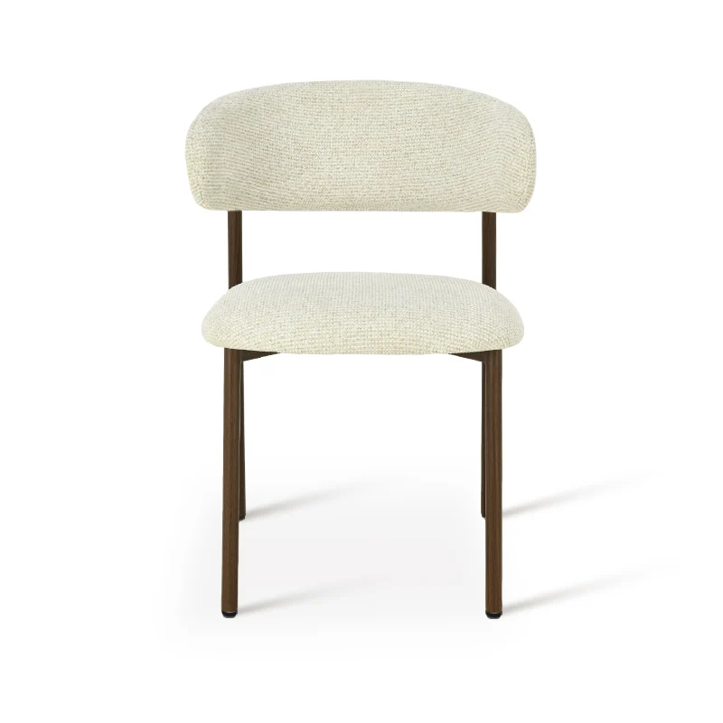Table à manger Judit ovale et 4 Chaise de salle à manger Zahra S [Ensemble de Salle à Manger]