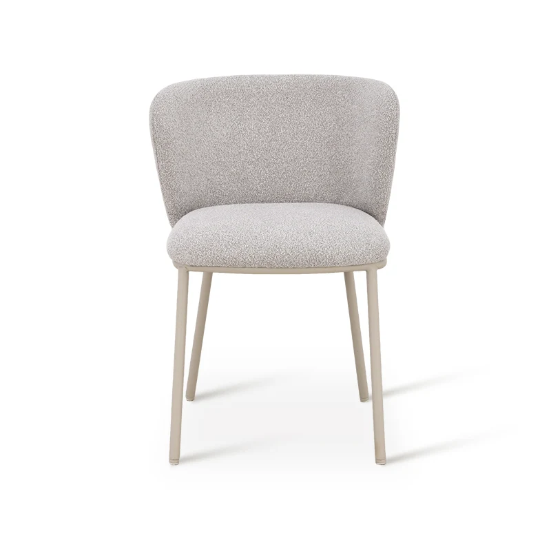 Chaise de Salle à Manger Karin [Lot de 2] [Bouclé]
