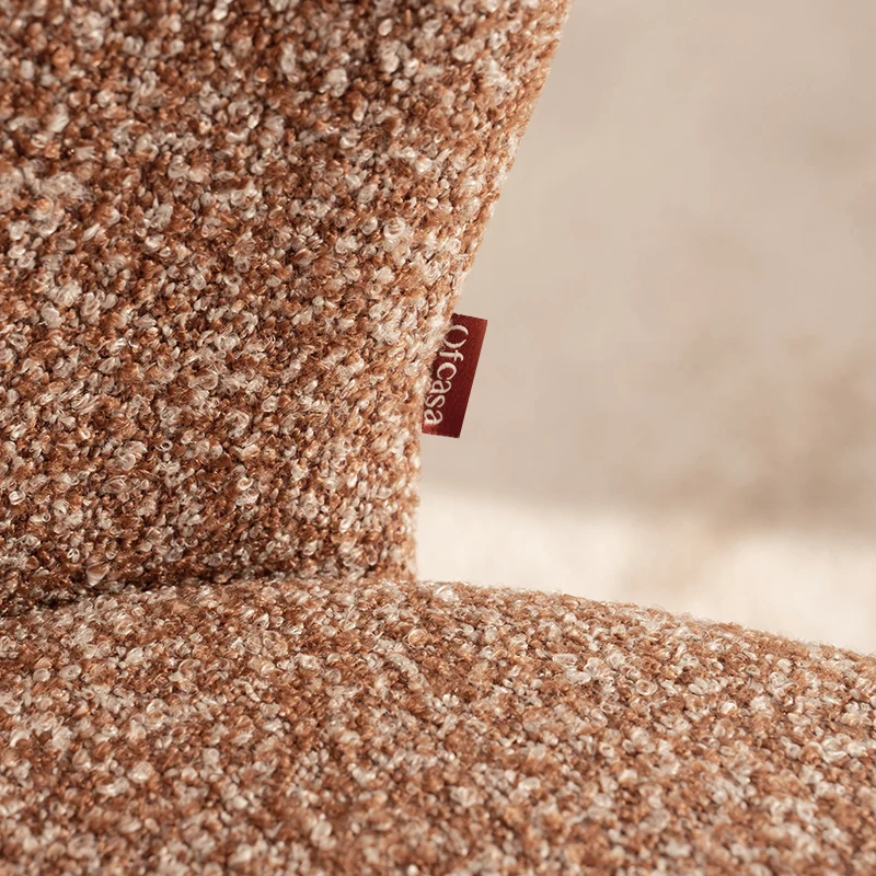 Chaise de Salle à Manger Karin [Lot de 2] [Bouclé]