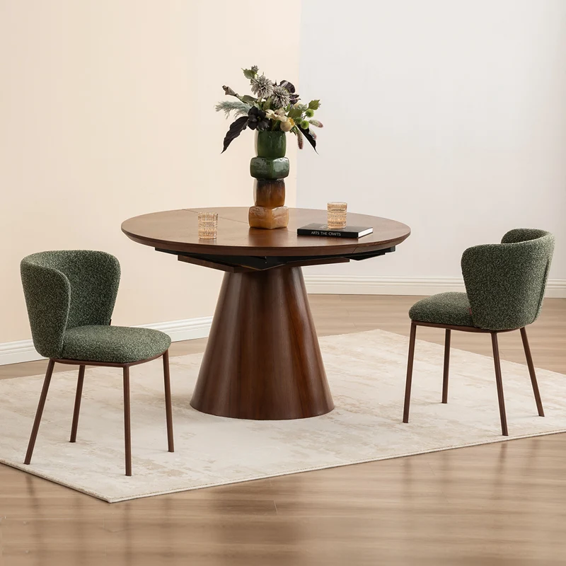Chaise de Salle à Manger Karin [Lot de 2] [Bouclé]
