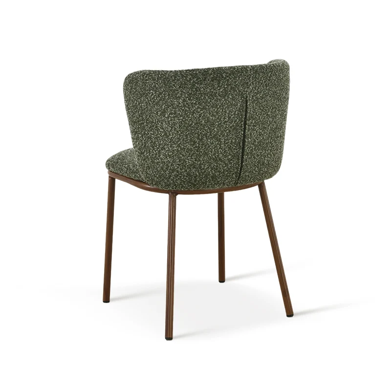 Chaise de Salle à Manger Karin [Lot de 2] [Bouclé]