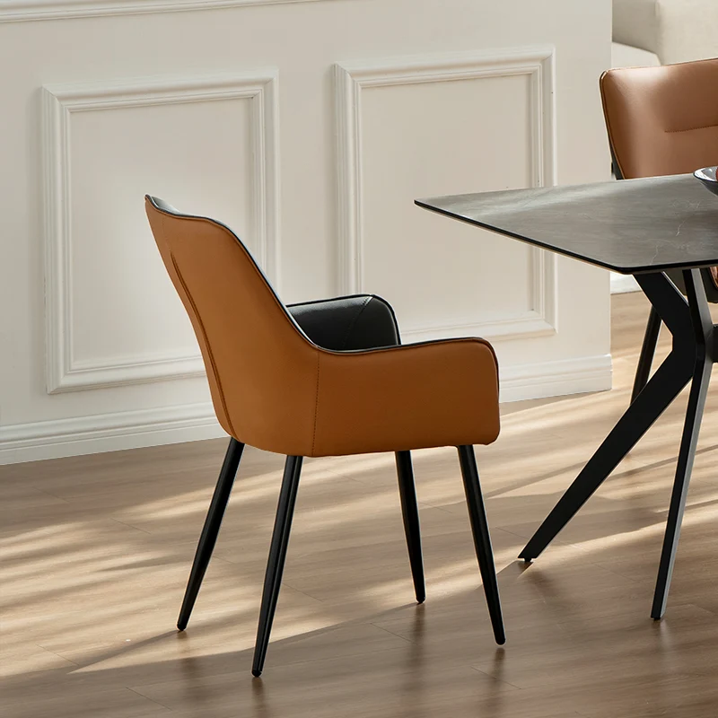 Table à manger rectangulaire Laila et 6 chaises à manger Solis [Ensemble de Salle à Manger]