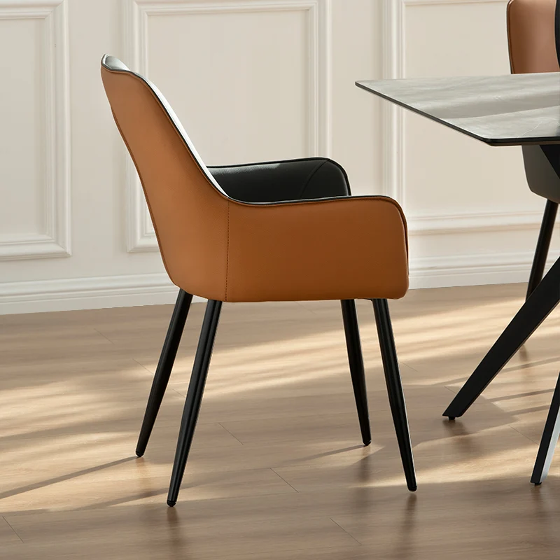 Table à manger rectangulaire Laila et 6 chaises à manger Solis [Ensemble de Salle à Manger]