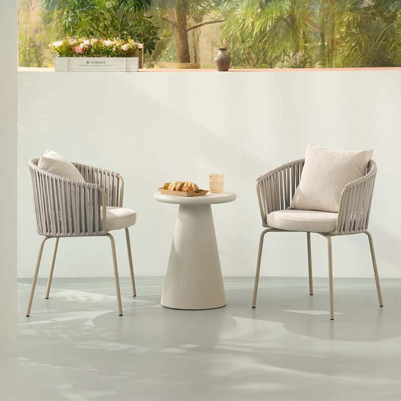 Chaise de salle à manger Louisa [Lot de 1] [Tissu effet lin]