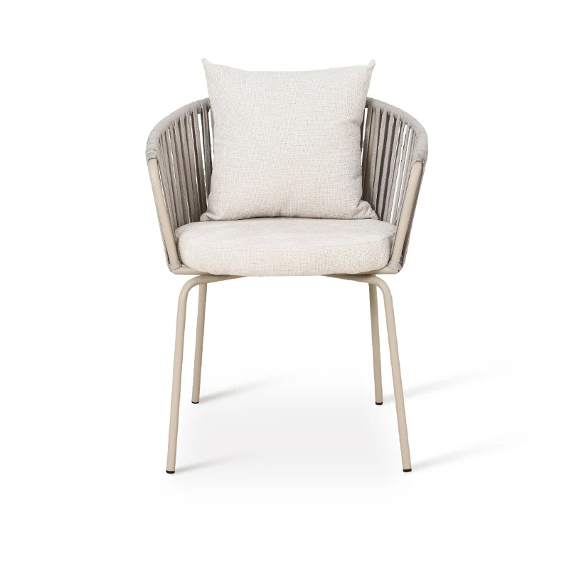 Chaise de salle à manger Louisa [Lot de 1] [Tissu effet lin]