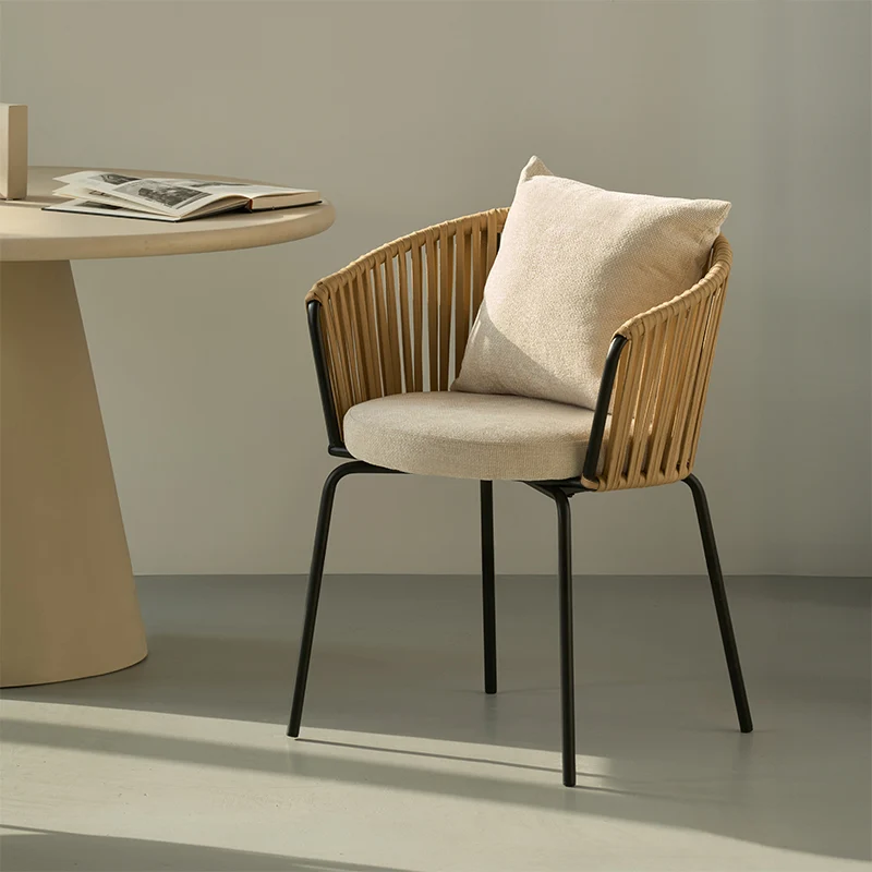 Chaise de salle à manger Louisa [Lot de 1] [Tissu effet lin]