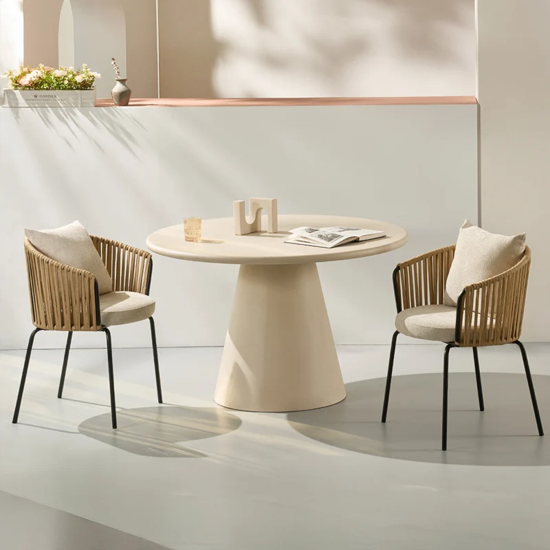 Chaise de salle à manger Louisa [Lot de 1] [Tissu effet lin]