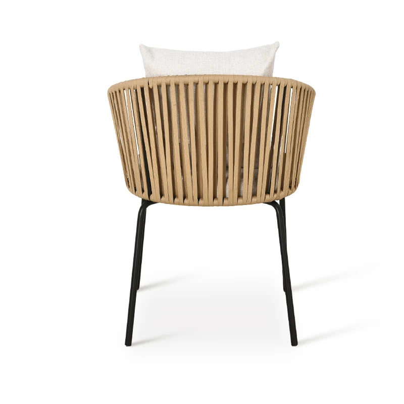 Chaise de salle à manger Louisa [Lot de 1] [Tissu effet lin]