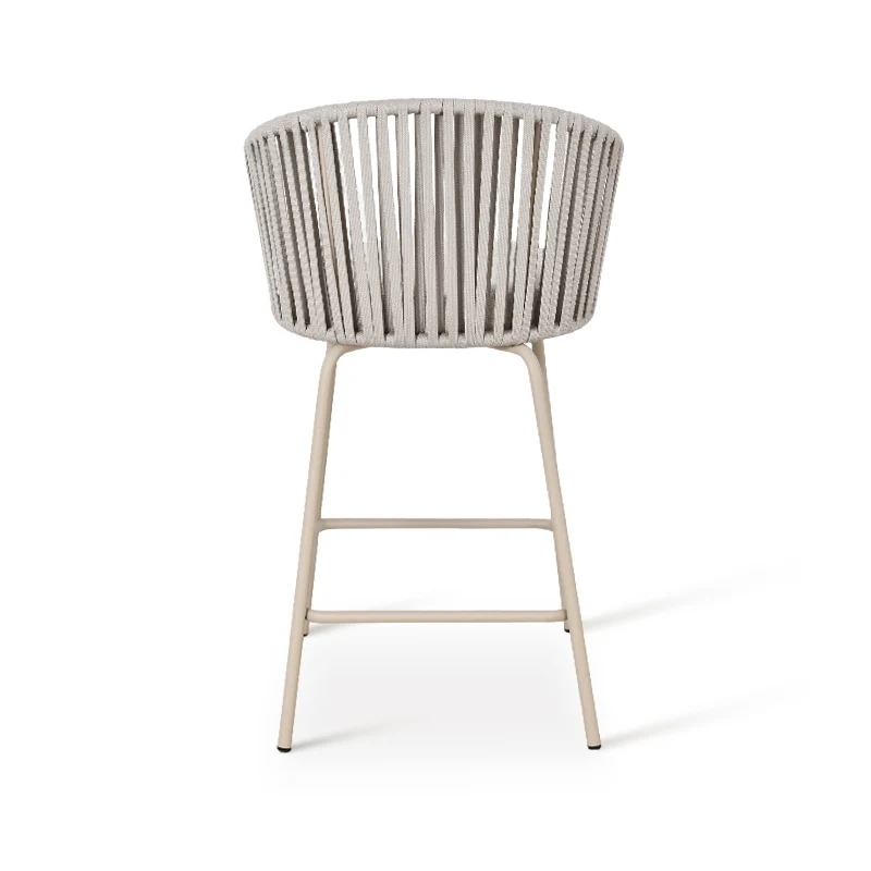 Tabouret de Bar Louisa [Lot de 2] [Tissu effet lin] [65 cm]