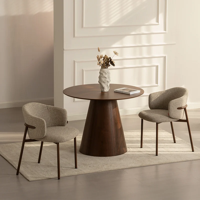Chaise de salle à manger Valda [Lot de 2] [Tissu effet lin]