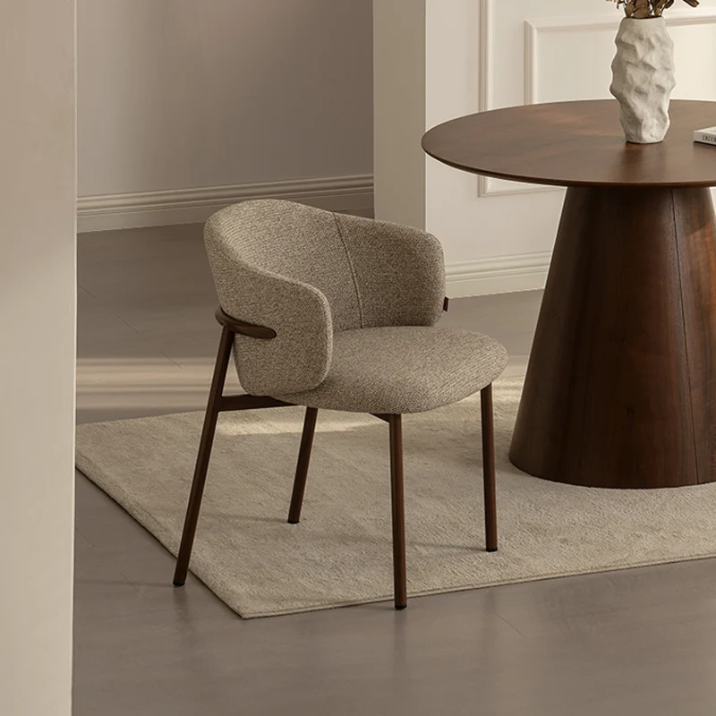 Chaise de salle à manger Valda [Lot de 2] [Tissu effet lin]