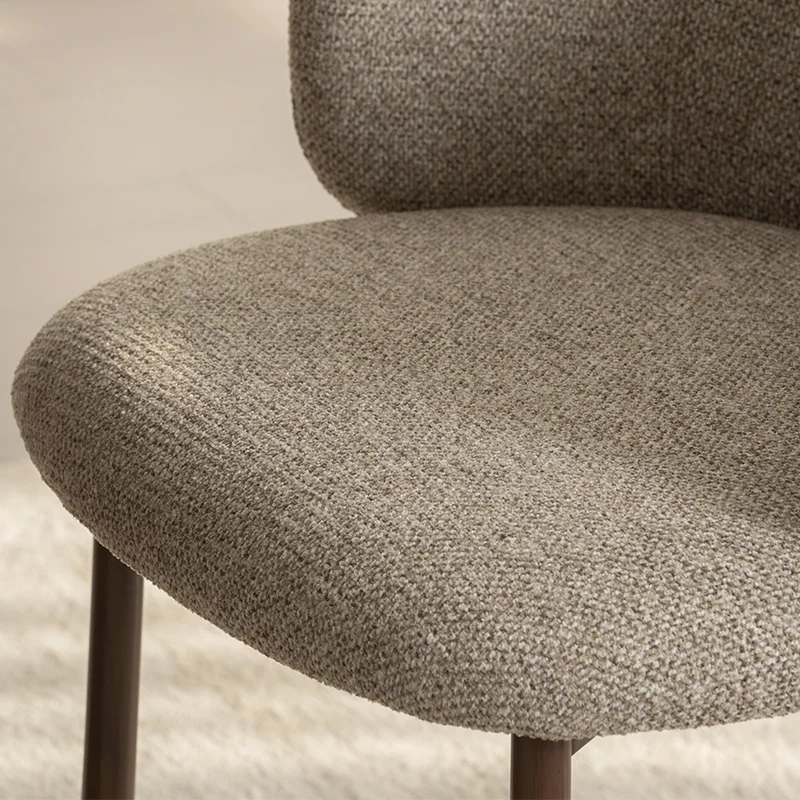 Chaise de salle à manger Valda [Lot de 2] [Tissu effet lin]