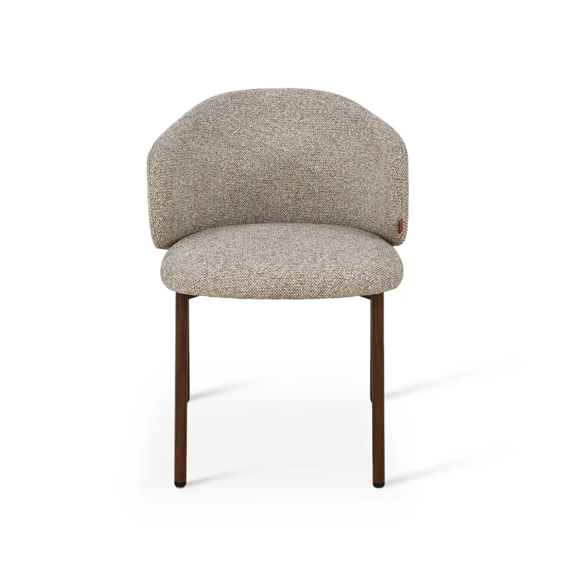 Chaise de salle à manger Valda [Lot de 2] [Tissu effet lin]