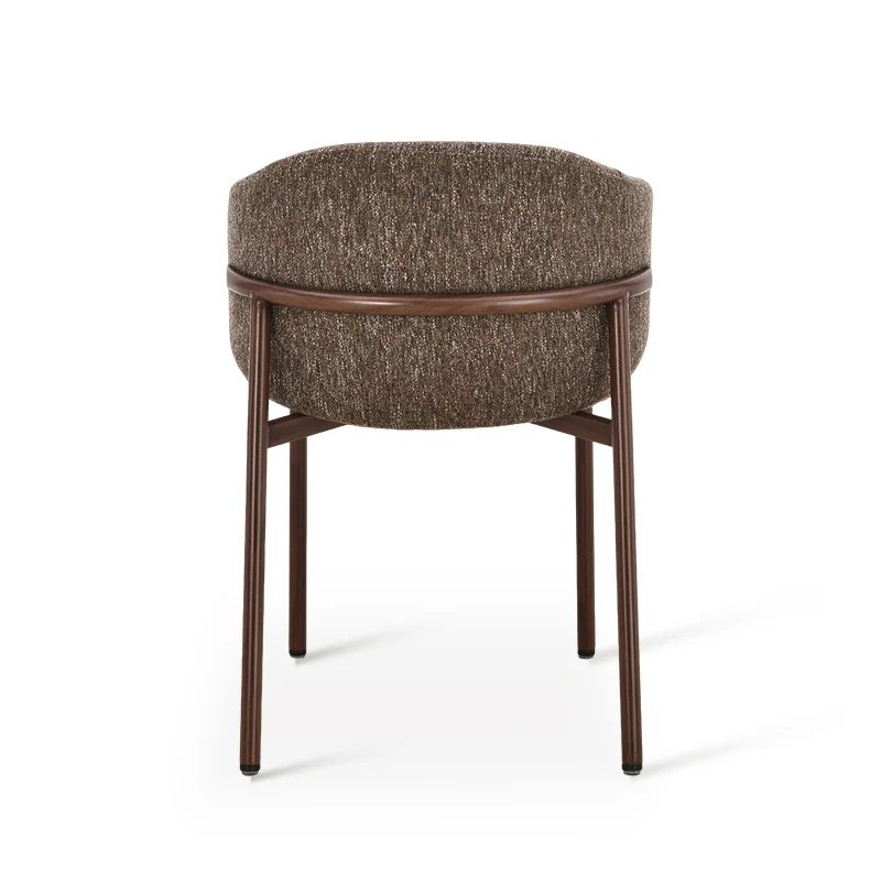Chaise de salle à manger Valda [Lot de 2] [Tissu effet lin]