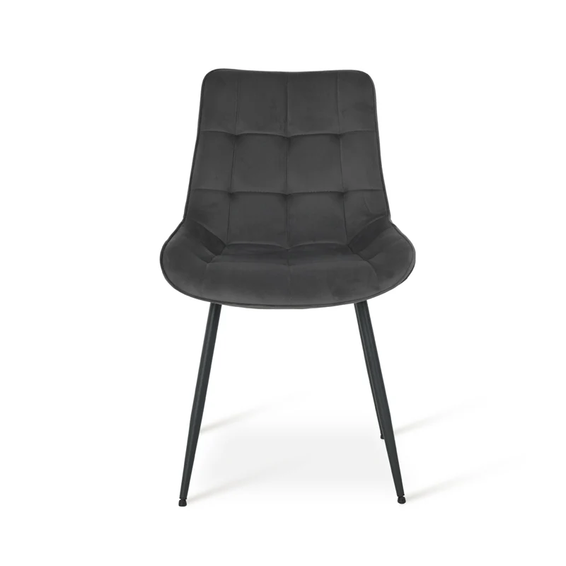 Chaise de Salle à Manger Orozco [Lot de 2] [Velours]